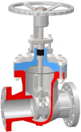 Cast gate valve S38